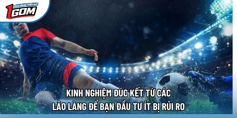 Kinh nghiệm đúc kết từ các lão làng để bạn đầu tư ít bị rủi ro Kinh nghiệm đúc kết từ các lão làng để bạn đầu tư ít bị rủi ro